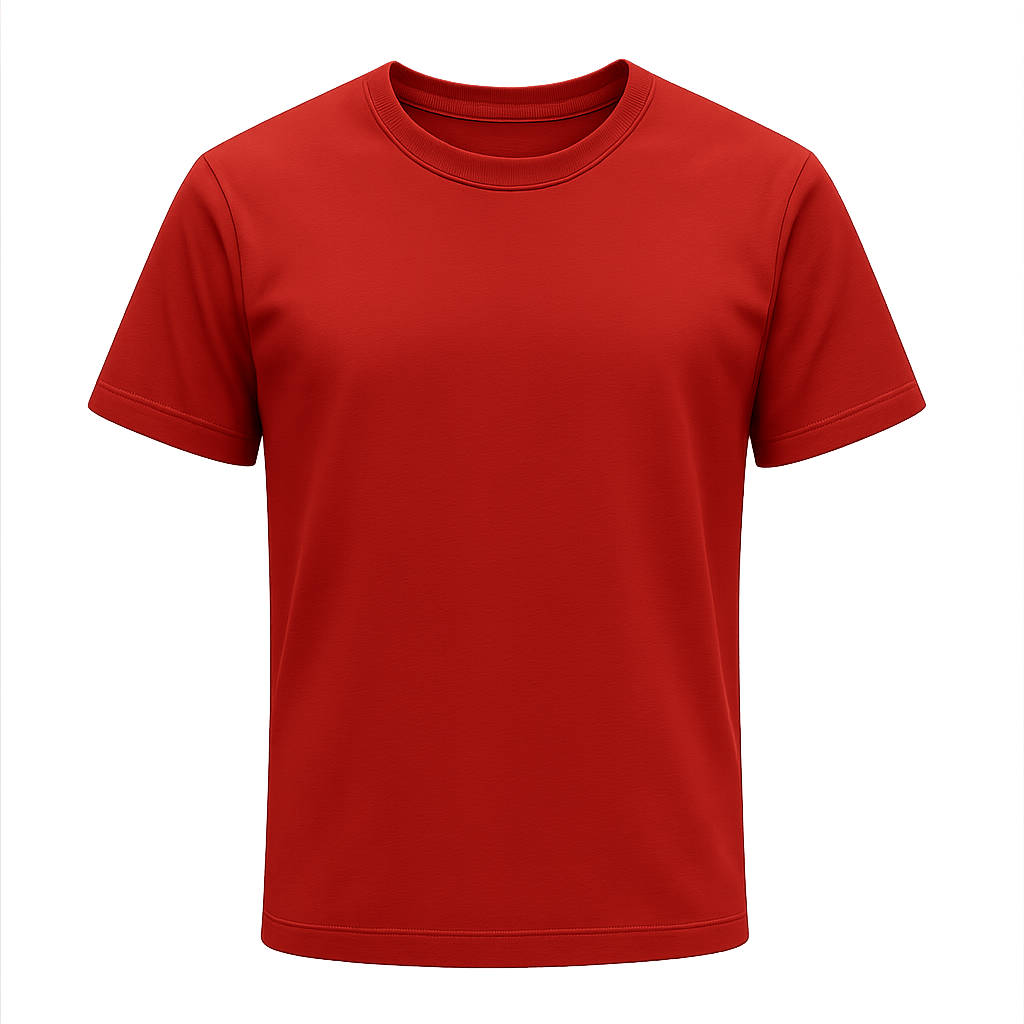 Red Crew Neck Casuals T-Shirt Red Crew Neck Casuals T-Shirt