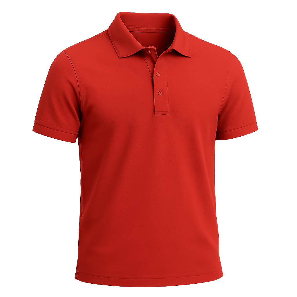 Red Polo Men's T-Shirt Red Polo Men's T-Shirt
